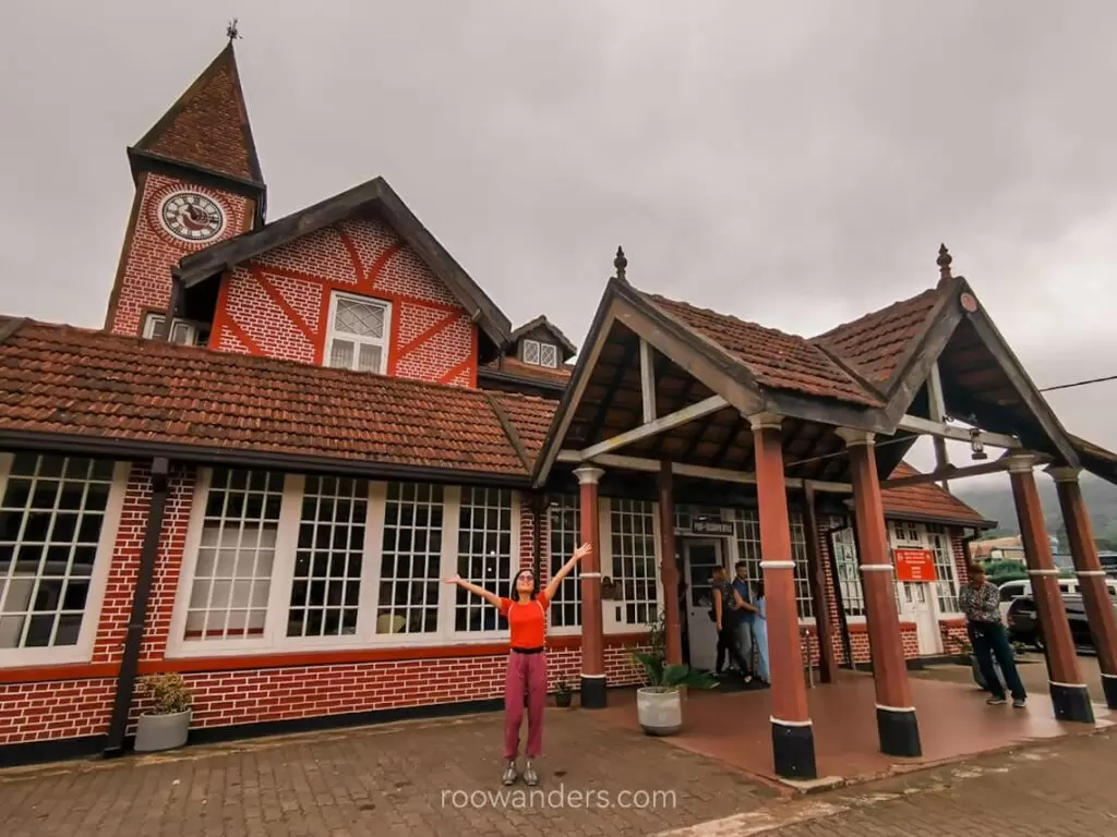 Scenic train journey to hill country